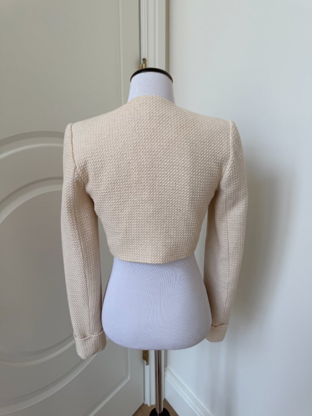 Zara Textured Cropped Jacket - Picture 4 of 6
